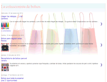 Tablet Screenshot of lacoleccionistadebolsos.blogspot.com