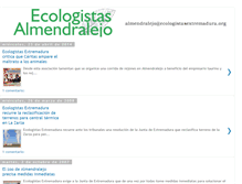 Tablet Screenshot of ecologistasalmendralejo.blogspot.com