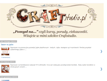 Tablet Screenshot of craftstudio-online.blogspot.com