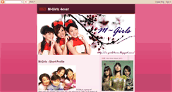 Desktop Screenshot of m-girls4ever.blogspot.com