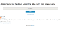 Tablet Screenshot of learningstyles-clark.blogspot.com