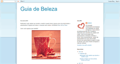 Desktop Screenshot of meuguiadebeleza.blogspot.com