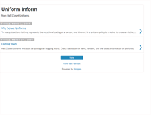 Tablet Screenshot of hallclosetuniforms.blogspot.com