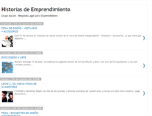 Tablet Screenshot of historiasdeemprendimiento.blogspot.com