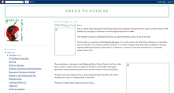 Desktop Screenshot of greentocuisine.blogspot.com