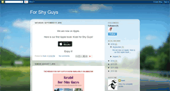 Desktop Screenshot of forshyguys.blogspot.com