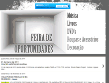 Tablet Screenshot of feiradeoportunidades-campanhas.blogspot.com