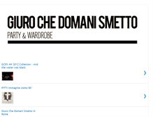 Tablet Screenshot of giurochedomanismetto.blogspot.com