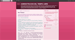 Desktop Screenshot of administraciondeltiempolibre.blogspot.com