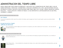 Tablet Screenshot of administraciondeltiempolibre.blogspot.com