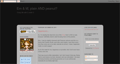 Desktop Screenshot of emmplainorpeanut.blogspot.com