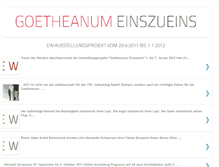 Tablet Screenshot of goetheanumeinszueins.blogspot.com