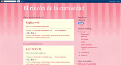 Desktop Screenshot of elrincondelacuriosidad1.blogspot.com