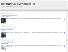 Tablet Screenshot of mondayeveningclub.blogspot.com