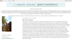 Desktop Screenshot of greeninspirations.blogspot.com