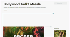 Desktop Screenshot of bollywoodtadkamasala.blogspot.com