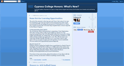 Desktop Screenshot of cypresscollegehonors.blogspot.com