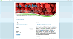 Desktop Screenshot of dysmenorrheatreatment.blogspot.com