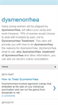 Mobile Screenshot of dysmenorrheatreatment.blogspot.com