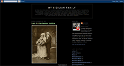 Desktop Screenshot of my-sicilian-family.blogspot.com