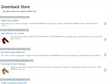 Tablet Screenshot of greenbackstore.blogspot.com