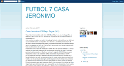 Desktop Screenshot of futbolcasajeronimo.blogspot.com