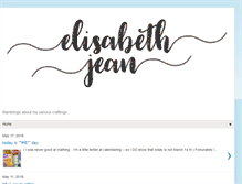 Tablet Screenshot of elisabethjeancustom.blogspot.com