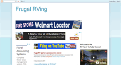 Desktop Screenshot of frugalrving.blogspot.com