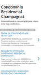 Mobile Screenshot of condominiochampagnat.blogspot.com