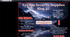 Desktop Screenshot of eyespysecuritysuppliesblog4u.blogspot.com