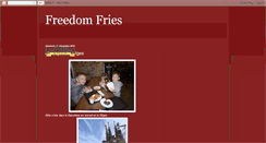 Desktop Screenshot of 4freedomfries.blogspot.com