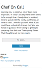 Mobile Screenshot of chefoncall.blogspot.com