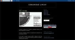 Desktop Screenshot of comunidad-lircay.blogspot.com