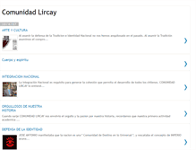 Tablet Screenshot of comunidad-lircay.blogspot.com