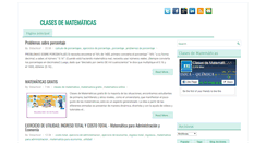 Desktop Screenshot of clasesmatematicas.blogspot.com