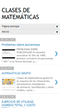 Mobile Screenshot of clasesmatematicas.blogspot.com