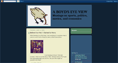 Desktop Screenshot of bigboid-boydseyeview.blogspot.com