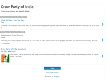 Tablet Screenshot of crowparty.blogspot.com