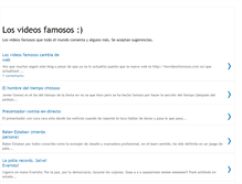 Tablet Screenshot of losvideosfamosos.blogspot.com