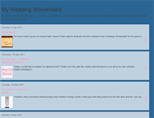 Tablet Screenshot of myweddingwonderland.blogspot.com