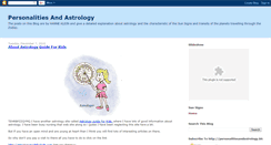 Desktop Screenshot of personalitiesandastrology.blogspot.com