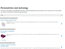 Tablet Screenshot of personalitiesandastrology.blogspot.com