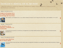 Tablet Screenshot of indigosycristalenelmundo.blogspot.com