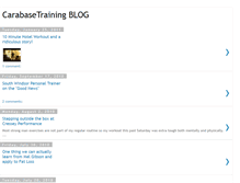 Tablet Screenshot of carabasetraining.blogspot.com