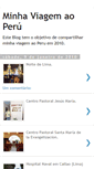 Mobile Screenshot of minhaviagemaoperu.blogspot.com