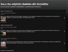 Tablet Screenshot of colecciondebandas.blogspot.com