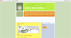 Desktop Screenshot of calvin-comics.blogspot.com