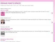 Tablet Screenshot of deanieraesspace.blogspot.com