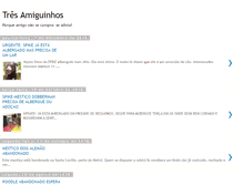 Tablet Screenshot of 3amiguinhos.blogspot.com