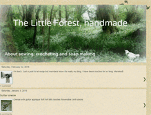 Tablet Screenshot of littleforesthandmade.blogspot.com